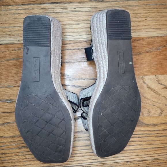 Me Too Cami Espadrilles Beige and Black 10 - Picture 7 of 10